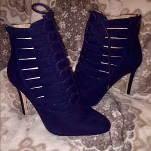 NWT BCBG Lace up Booties